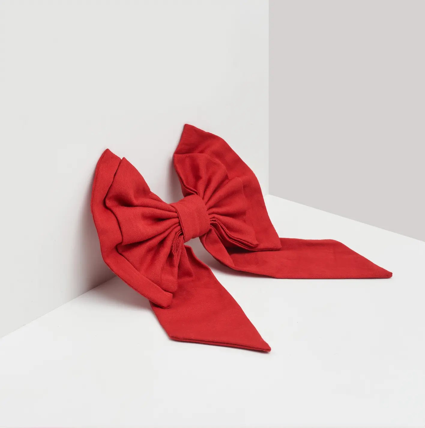 HUMDAKIN Dekorativ Sløjfe Organic Textiles 235 Rushing Red